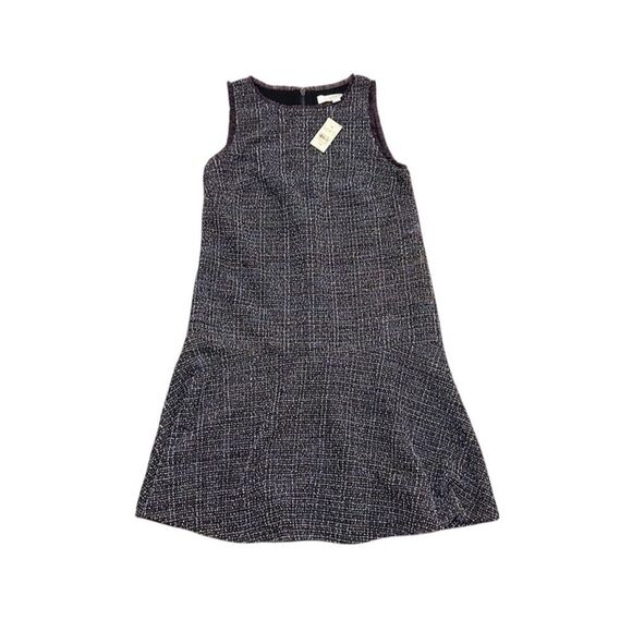 LOFT Women's Tweed Flippy Dress XSP Multicolor Sleeveless‎ Casual - Picture 1 of 5